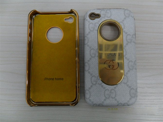 Fashion Luxury LVV Leather Case&Cover For iPhone4/4S