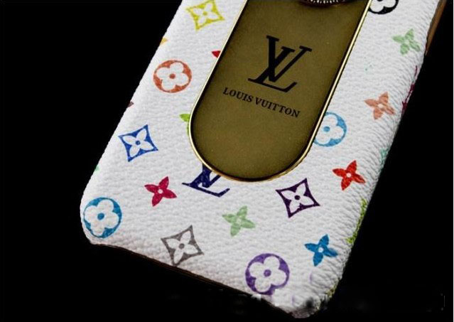 Fashion Luxury LV Leather Case&Cover For iPhone4/4S