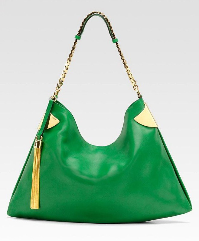 Gucci-1970' Lay’s medium leather shoulder bag 290681
