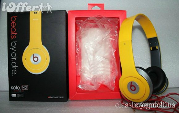 2013 Monster Beats By Dr. Dre small SOLO HD Headphones