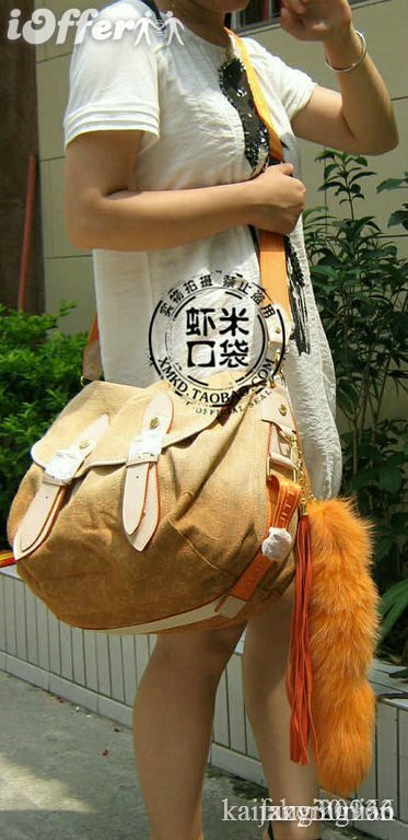Louis Vuittons Denim Sunrise Foxtail Messenger Bag