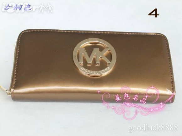 5 Color Michael Kors MK Patent Leather women's wallet