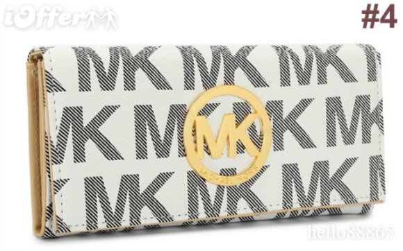 Michael Kors MK Patent Leather women's wallet
