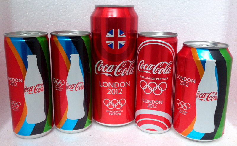 2012 Korea coca cola LONDON Olympic Games can set