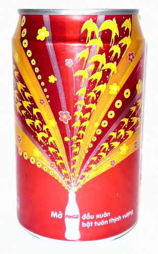 2011 Vietnam coca cola new year 330ml can