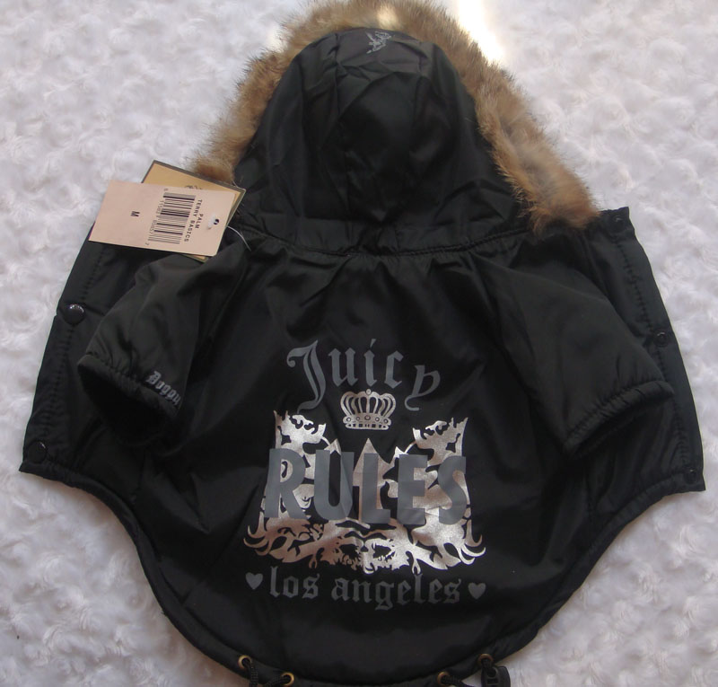 Wholesale Retail dog pet coat dog  clothes JA048 black