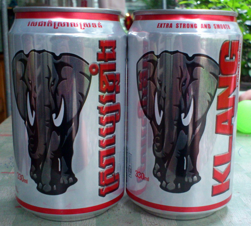 2011 Cambodia Klang beer can
