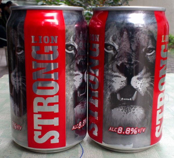 Sri Lanka 2012 Lion strong beer can 330ml