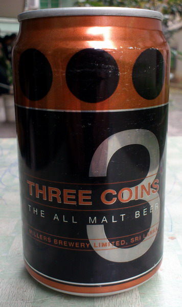 Sri Lanka 2012 three coins beer can 330ml