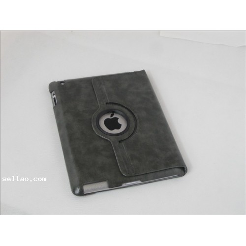 Smart Leather  Cover With Stand For New iPad 3