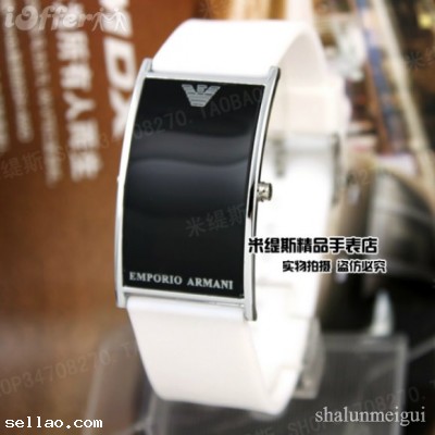 NEW Emporio Armani LED Digital Pixel Watch black white