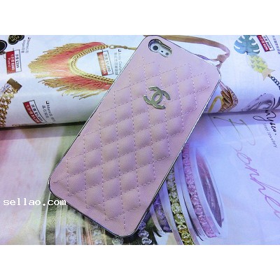 Luxury Chanel Leather Hard PC Cases Covers For iPhone 5
