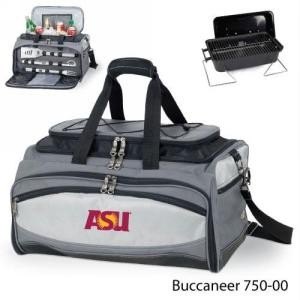 Grey and Black Arizona State Embroidered Buccaneer Cooler