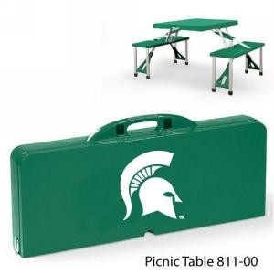 Green Michigan State Printed Picnic Table Hunter