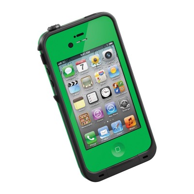 New Green LifeProof For Iphone 4/4S Waterproof Shockproof Dirtproof Case