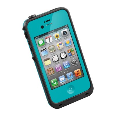 New Teal LifeProof For Iphone 4/4S Waterproof Shockproof Dirtproof Case