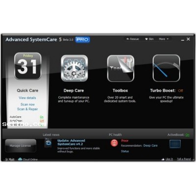 Advanced SystemCare Pro 6.1.9.215 activation version