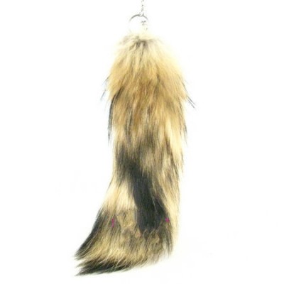 Raccoon Tail Fur Raccoon Fur Keychain Raccoon Fur Bag Hanging Raccoon Fur K
