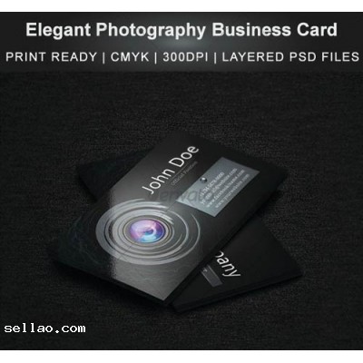 GraphicRiver Elegant Photography Business Card
