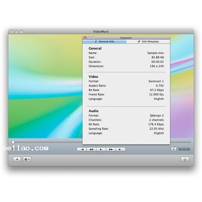 VideoMark 1.8 for Mac Os X