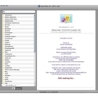 Serial Box 03.2013 for MacOS X
