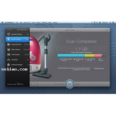 CleanMyMac v2.0 for MacOS X