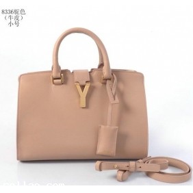 Yves Saint Laurent Small Clafskin Cabas Chyc Bag YSL8336 Apricot