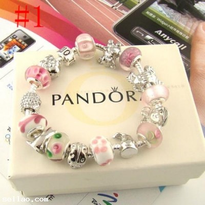 Sale New Silver Pandora Bracelet Retro Bracelet Women Bracelet #01- #05