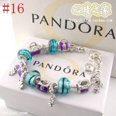 New Silver Pandora Bracelet Women Retro Bracelet #16- #20