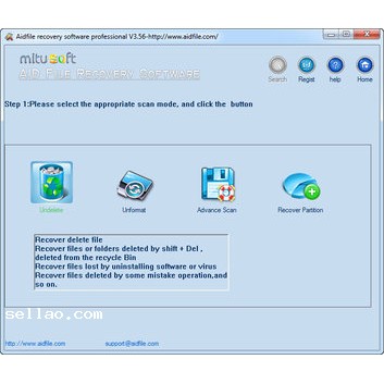 Aidfile Recovery Software Professional 3.6.1.0