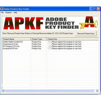 NSAuditor Adobe Product Key Finder 1.9.2.0