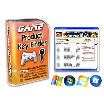 Nsasoft Game Product Key Finder 1.1.1.0