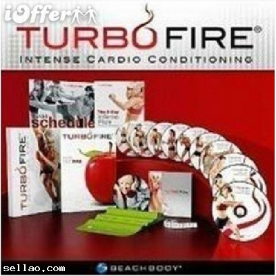 NEW Turbo-Fire-Workout Set of 15DVD and Booklets