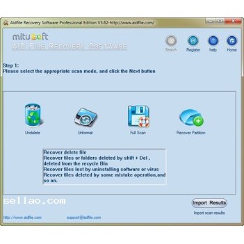 Aidfile Recovery Software Professional 3.6.2.1