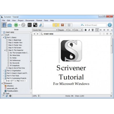 Scrivener 1.5.7.0