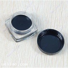 10setsx Black Waterproof Eye Liner Eyeliner Gel Makeup Cosmetic + Brush