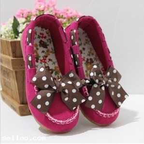 ide Lace Bow Slip On Baby Toddler Girls Adorable Flats Baby Shoes