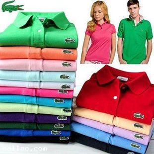 LACOSTE men/womwen cotton polo short-sleeved Unisex t -shirt
