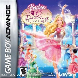Barbie 12 Dancing Princesses  (Game Boy Advance) NDS DS SP