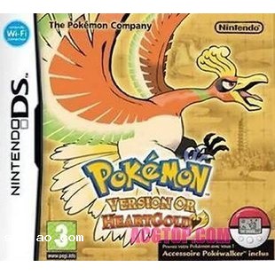 POKEMON HEARTGOLD VERSION.  NDSI  3DS DS card