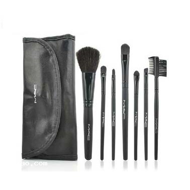 7 PCS MAC Makeup Cosmetic Brushes Set Kit With Case