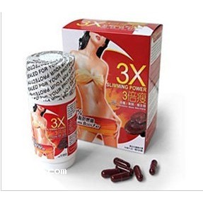 5 Boxes 3X Slimming Power Capsule Diet Supplement Diet Pills Free Shipping