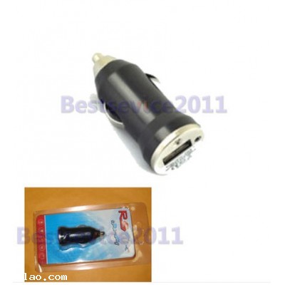 New 12V/24V Mini Universal Black USB Car Charger Adapter for iphone phone charger