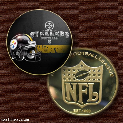 NFL Pittsburgh Steelers Colorzied Printed coin