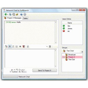 SoftBranch Software Network Chat v1.0