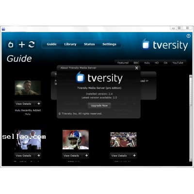 TVersity Media Server Pro 2.4