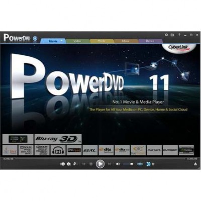 CyberLink PowerDVD 11.0.2608.53 Ultra Lite