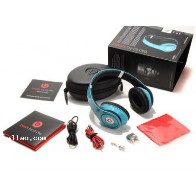 Beats by Dr. Dre Studio (Blue) High Definition Powered Isolation Head