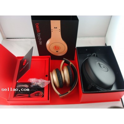 Limited Edition Gold Lebron James Studio Beats by Dr Dre On Ear HD Headphones