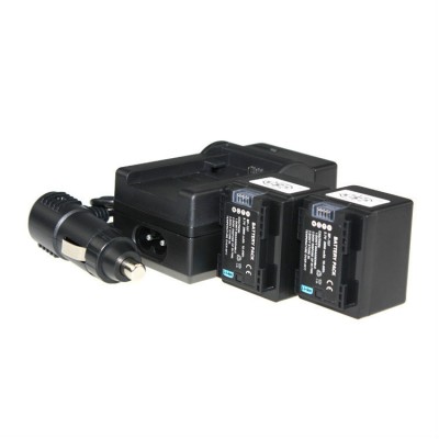 2x BP-727 BP727 727 Battery + Charger For Canon HF M50 M500 M52 R30 R300